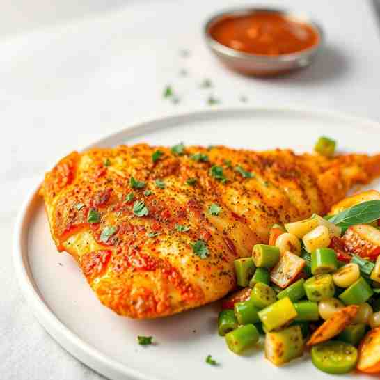 Spiced Fried Fish - Healthy Masala Tilapia Recipe